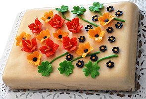 dort s květinkama